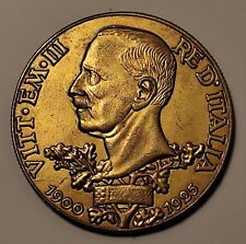 REGNO D'ITALIA  VITTORIO EMANUELE III - 100 LIRE  1925 VETTA D'ITALIA - COPIA
