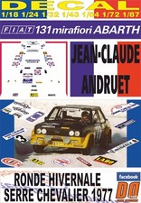 DECAL FIAT 131 ABARTH J-C