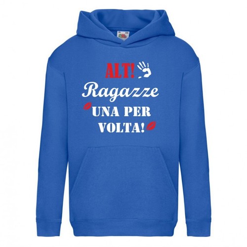 Felpa con cappuccio felpata