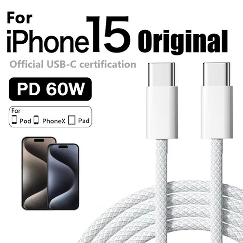 Cavo usb 60w 6a - usb-c,