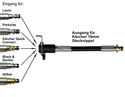 Adattatore per tubo kärcher - tubo,