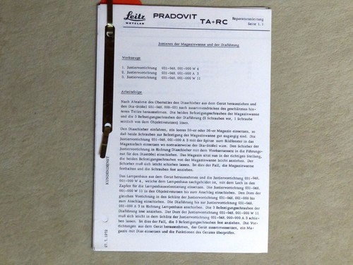 Leitz leica pradovit rc - leitz,