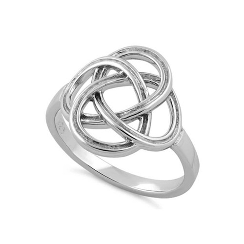 Anello croce con ciondolo - , in
