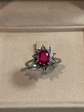 Anello Rubino e Brillanti -