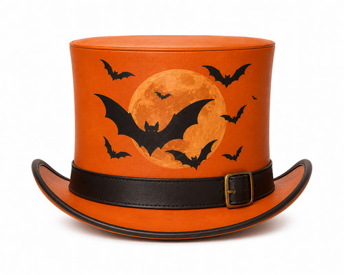 Cappello superiore pelle - in,