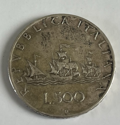 Repubblica 500 lire argento - 500,