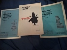PICCADILLY  THEATRE 1962  ×3