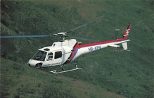 vecchio AK Helimission Eurocopter AS350B Ecureuil cartolina non eseguita G3751a
