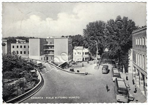 Cartolina caserta viale - caserta,,