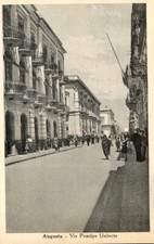 Cartolina Sicilia Augusta Via