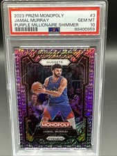 2023 monopoly Jamal Murray viola milionario shimmer #3 PSA 10 🔥1 POP🔥 /50
