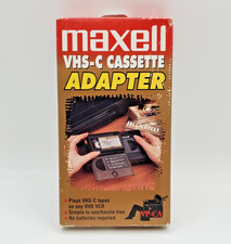 Maxell VHS C Cassette Adapter