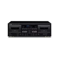 TEAC W-1200 BLACK doppio registratore a cassette  mixaggio microfonico  uscita d