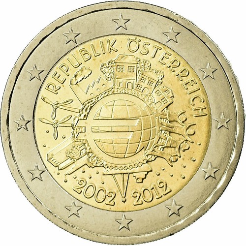 735357 austria 2 euro - [#735357], euro,