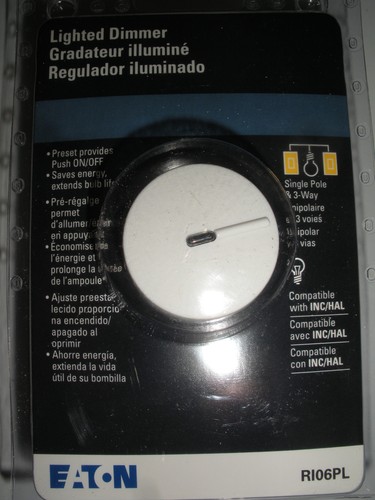 Dimmer rotante illuminato - dimmer,