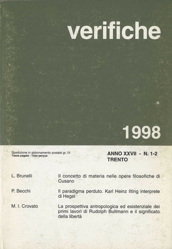Verifiche rivista trimestrale - verifiche.,
