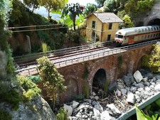 Diorama plastico ferroviario - plastico,