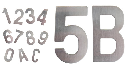 Numero civico acciaio inox - civico, 0