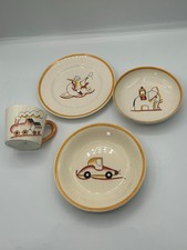 Ceramica Gio Ponti Per Ginori San Cristoforo Set Bambino 1935-1936