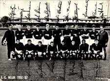 Cartolina sportiva formazione