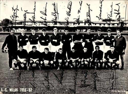 Cartolina sportiva formazione