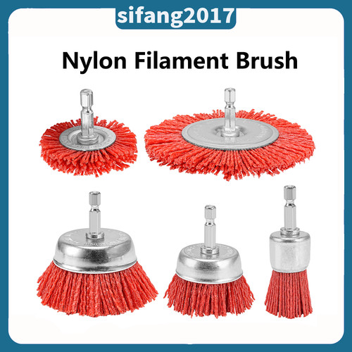 Spazzola tazza nylon filo - a,