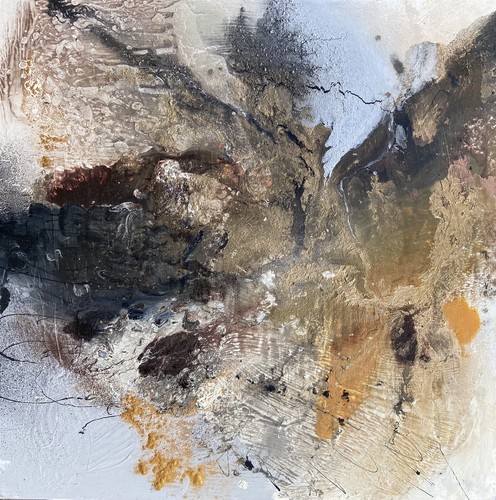 Grande quadro astratto moderno