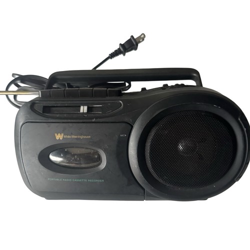 White westinghouse radio - white,