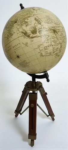 Mappamondo stile vintage - mappamondo, in