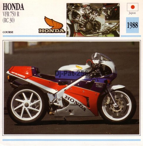 Fiche moto honda 30 - rc, vfr