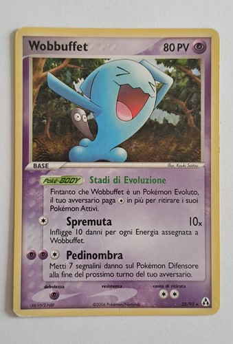 Wobbuffet leggenda di - 28/92,