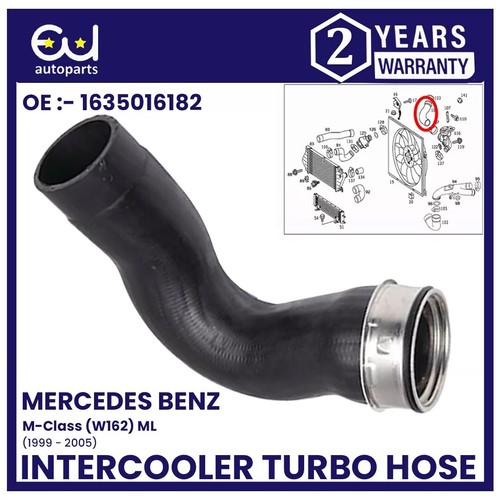 Tubo intercooler turbo - intercooler,