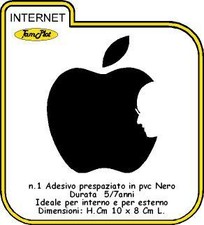 adesivi apple mela con steve