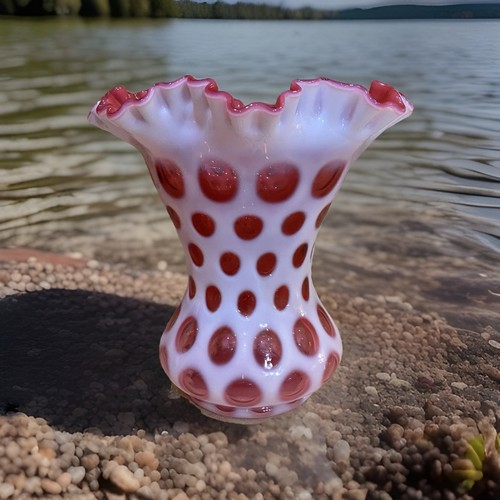 Fenton vetro mirtillo moneta - vetro,