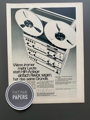 1971 revox tecnica - revox, per