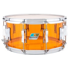 Tamburo rullante Ludwig Vistalite 6,5 x 14 ambra
