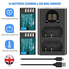 2x 7,2 V DMW-BLF19 batteria e