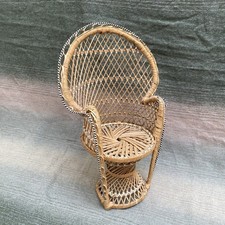 Sedia bambola rattan schienale
