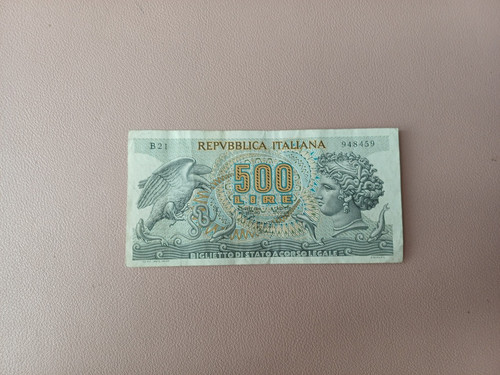 Banconota 500 lire - lire, aretusa