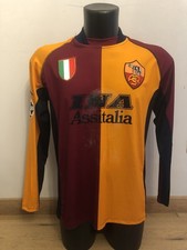 MAGLIA AS ROMA TOTTI 2001/02 MATCH WORN ISSUE INDOSSATA SHIRT JERSEY XL ITALY