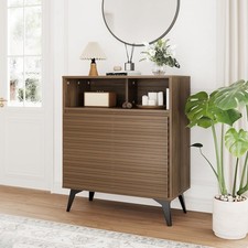 Armadio portaoggetti con gamba in metallo credenza buffet per soggiorno ingresso corridoio