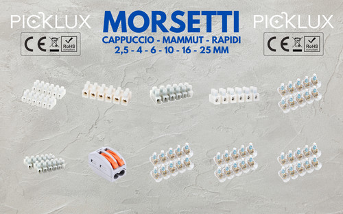 Morsetti elettrici cappuccio - morsetti,