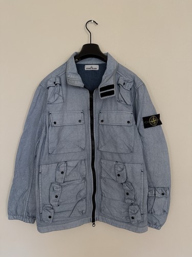 Stone island canvas placcato - island,