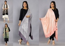 Sciarpa Pashmina In Seta