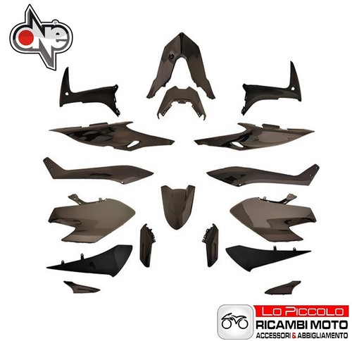 Kit carene pezzi nero - 17,