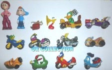 Raro Set n°14 Figurine Plastica MOTOSI MOTO (Collezione Italiana Ferrero)