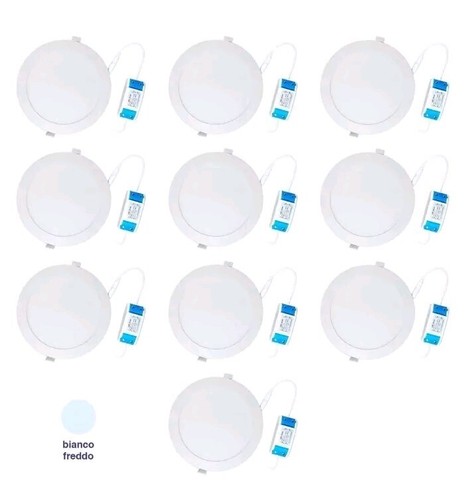 Pannello led slim - 18w, da