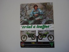 advertising Pubblicità 1981 ITALJET T 50/100/250/350 TRIAL e BERNIE SCHREIBER