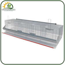 GABBIA PROFESSIONALE PER GALLINE OVAIOLE M.G. GIACOMO MENZA 4 CELLE | ZINCATA