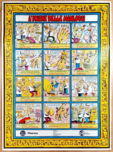 Jacovitti poster originale - jacovitti.,